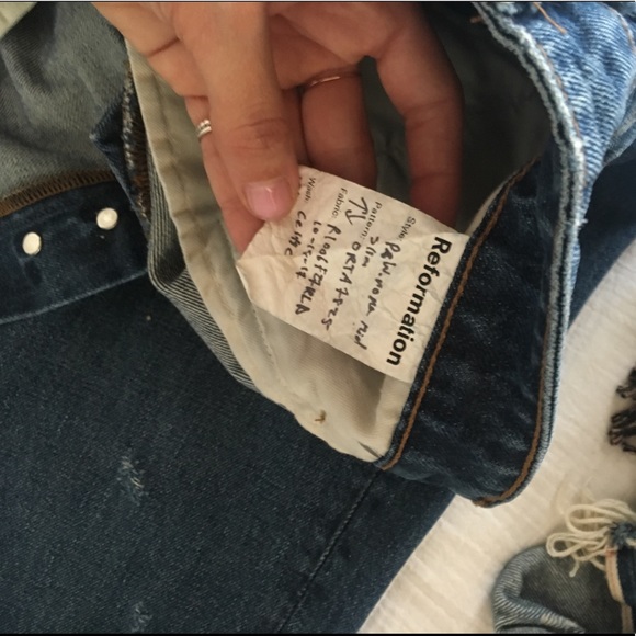 SOLD ON EBAY New reformation Winona mid slim jeans - Picture 7 of 8